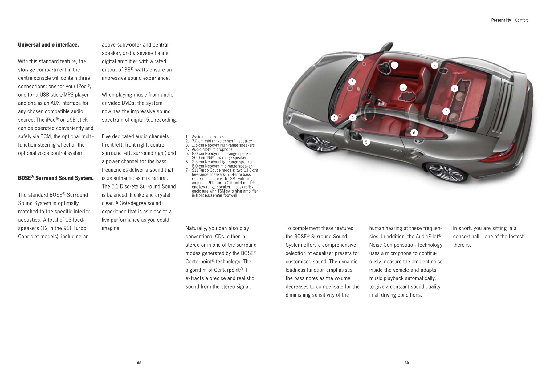2010 Porsche 911 Turbo Brochure Page 47